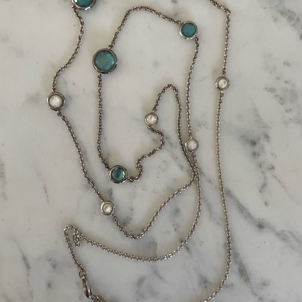 Ippolita sterling silver station necklace - Picture 4 of 7